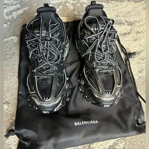 Balenciaga Track 1s men’s faded black